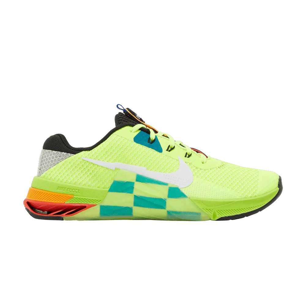 Кроссовки Nike Metcon 7 AMP 'Volt Bright Spruce Checkered'