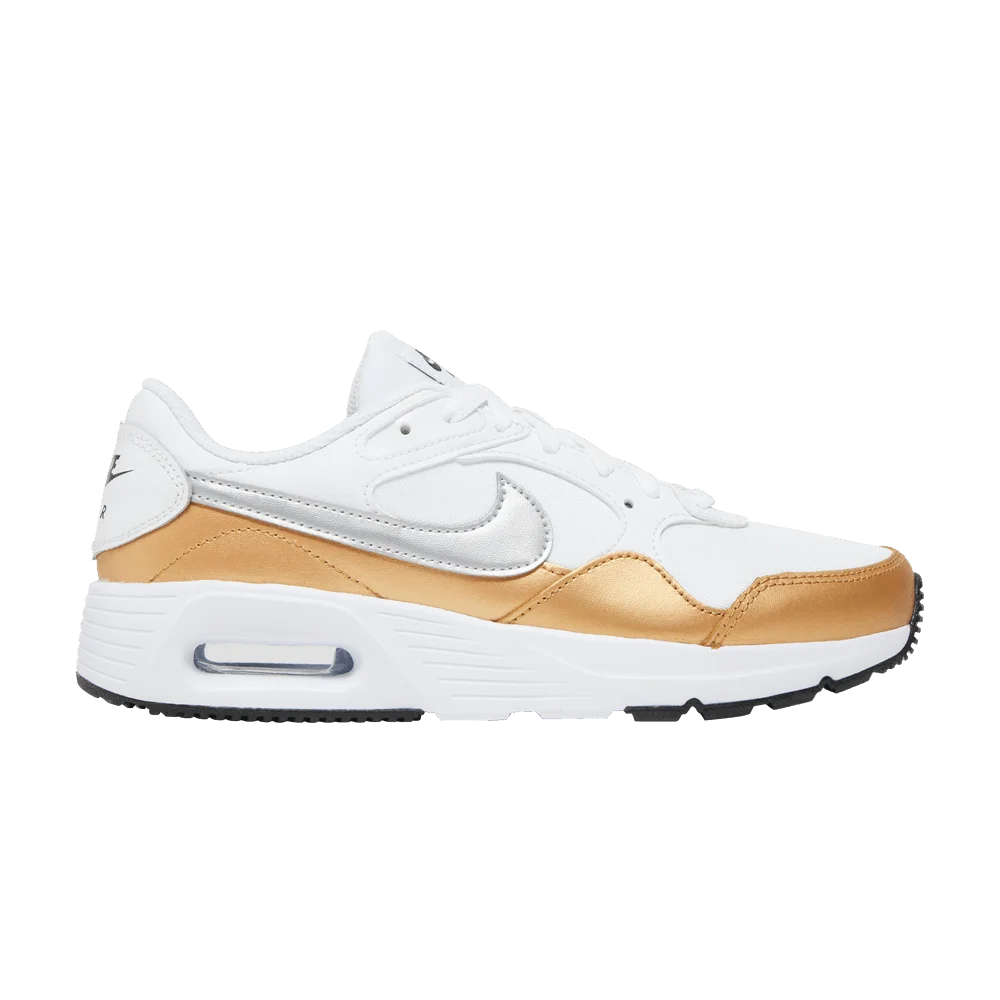 Кроссовки Nike Wmns Air Max SC 'White Metallic Gold'