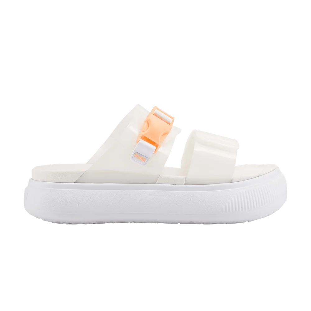 Puma Wmns Suede Mayu Pop Sandal 'White Fizzy Melon'