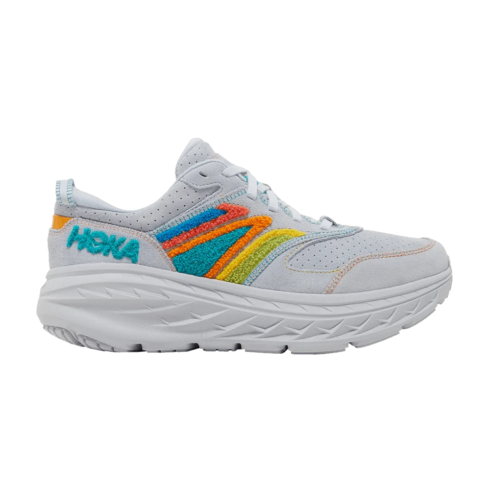 Кроссовки HOKA Bondi L 'Embroidery Pack - Arctic Ice'