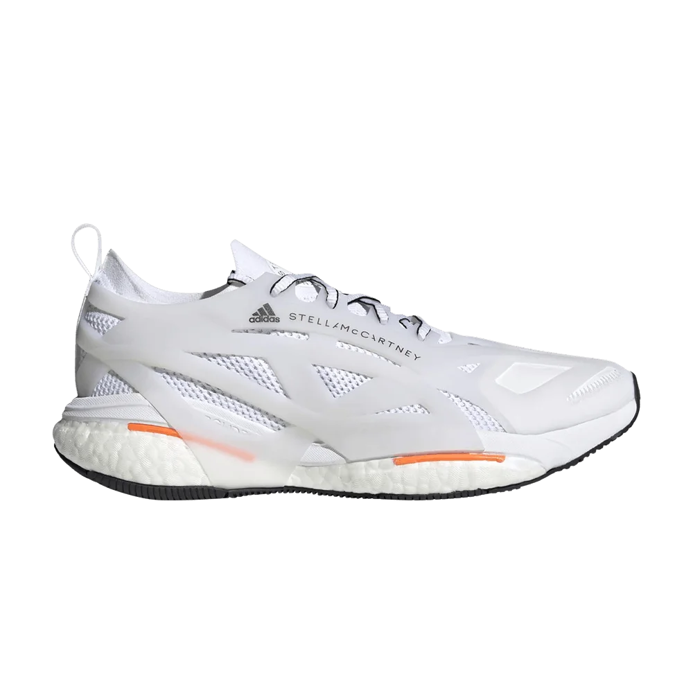 Кроссовки Stella McCartney x adidas SolarGlide 'White Signal Orange'