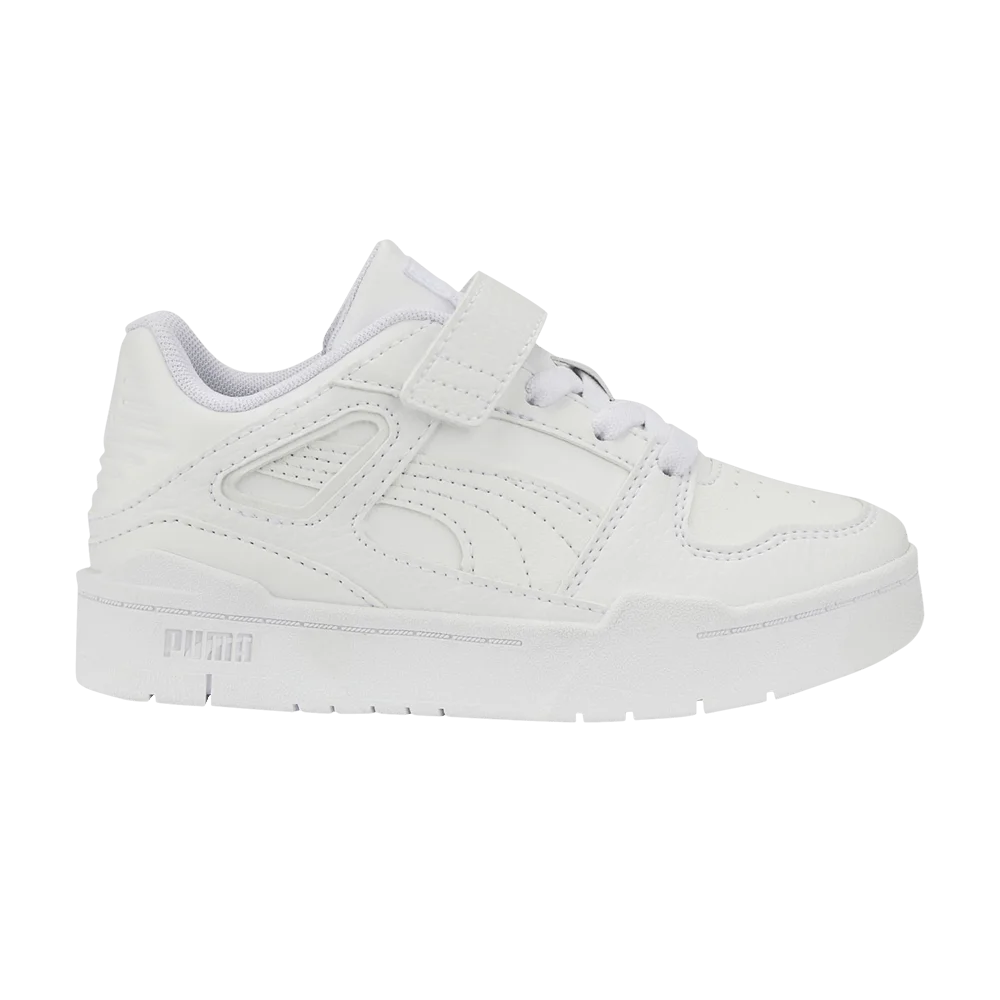 Кроссовки Puma Slipstream Leather Little Kid 'Triple White'