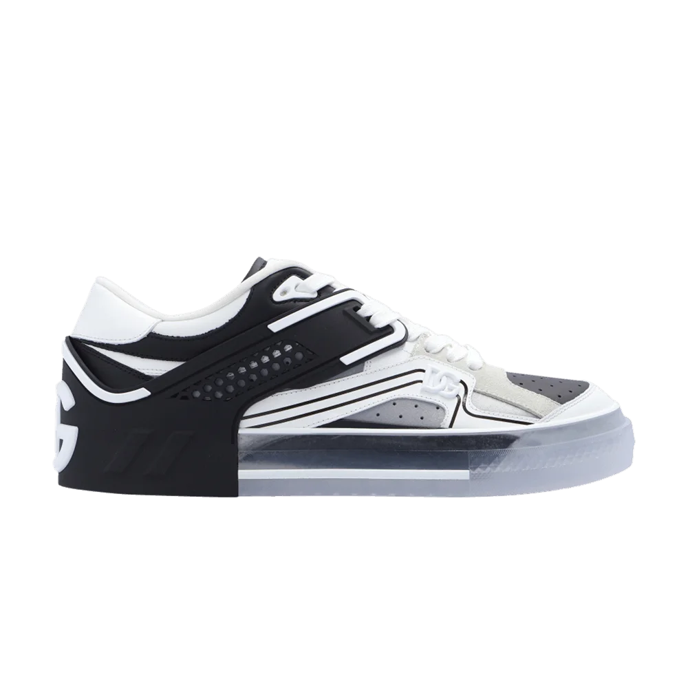 Кроссовки Dolce & Gabbana Custom 2.Zero Low 'Black Silver'