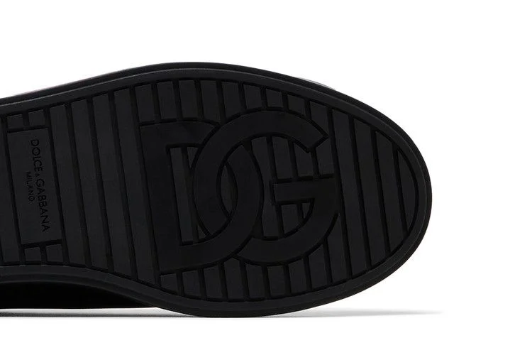 Кроссовки Dolce & Gabbana Portofino Low 'Black Red Cactus'