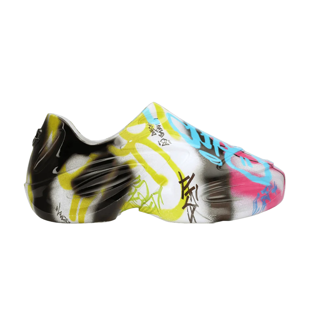 Кроссовки Dolce & Gabbana Shiny Lacquered Toy Sneaker 'Graffiti'