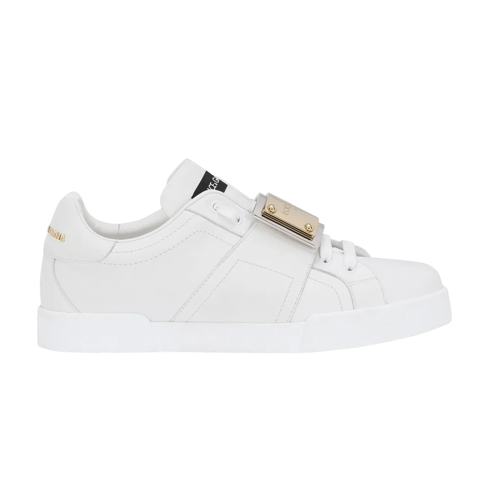 Кроссовки Dolce & Gabbana Portofino 'Branded Tag - White'