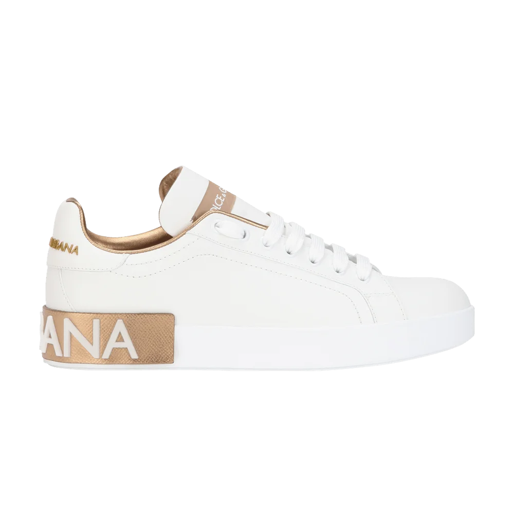 Кроссовки Dolce & Gabbana Wmns Portofino 'White Gold'