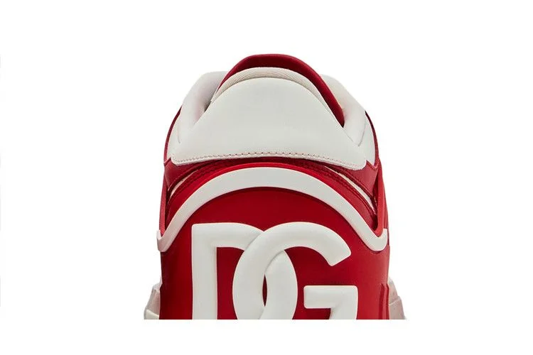 Кроссовки Dolce & Gabbana Custom 2.Zero Low 'Red Silver'