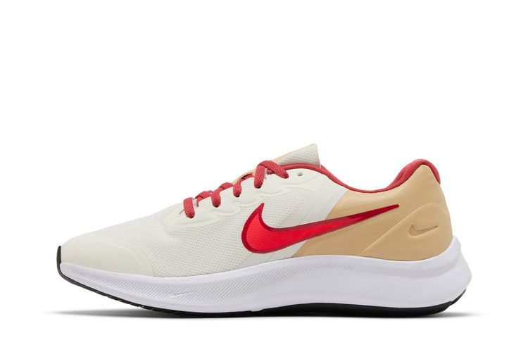 Кроссовки Nike Star Runner 3 GS 'Sail Bright Crimson'