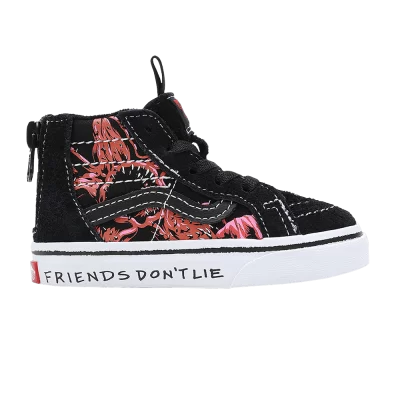 Vans Stranger Things x Sk8-Hi Zip Toddler 'Upside Down'