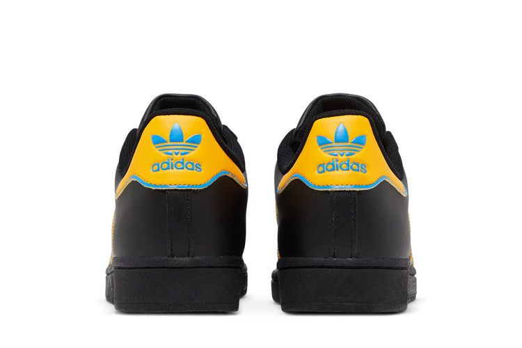 Кроссовки adidas Superstar 'Black Gold Blue'