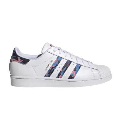 adidas Superstar 'Blue Pink Camo Stripes'