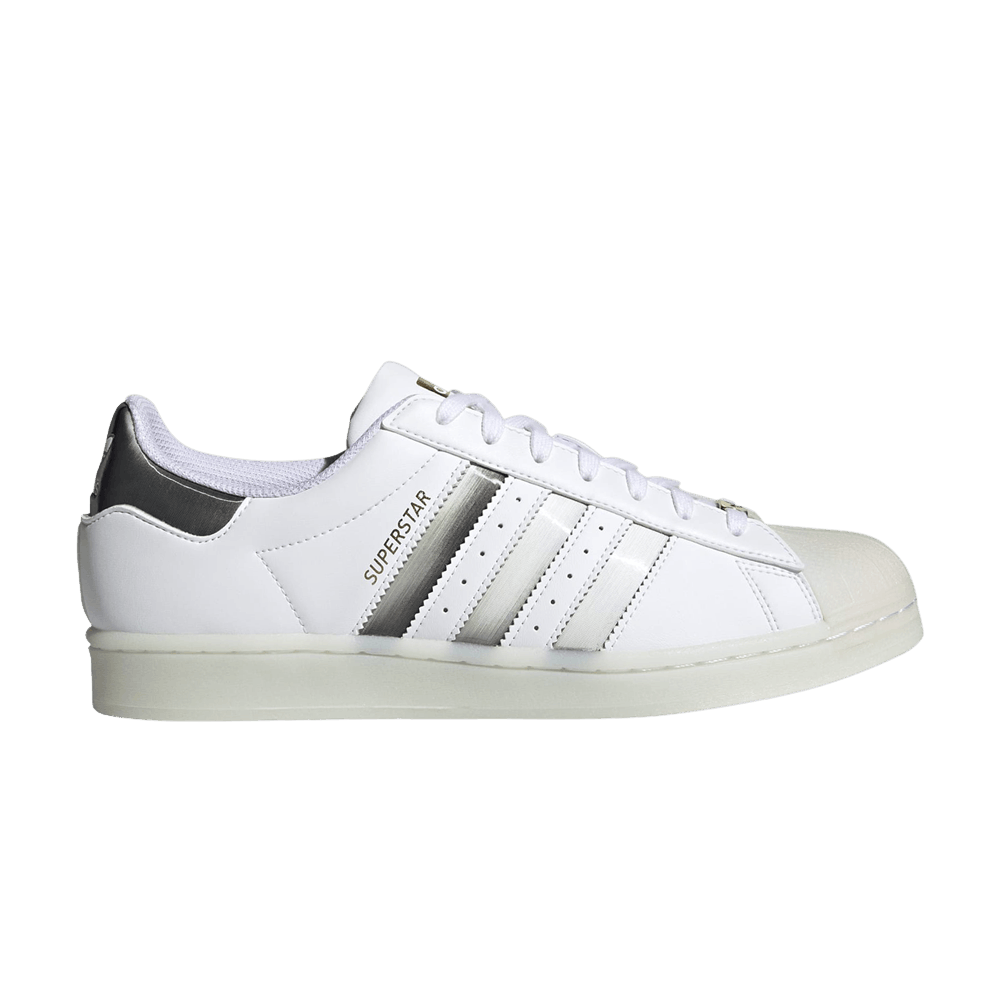 adidas Superstar White Gold Metallic H00233