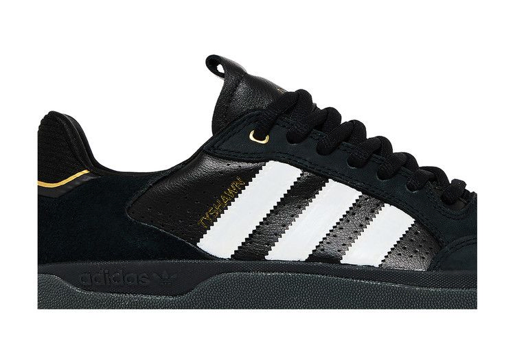 Кроссовки adidas Tyshawn Low 'Black Gold Metallic'
