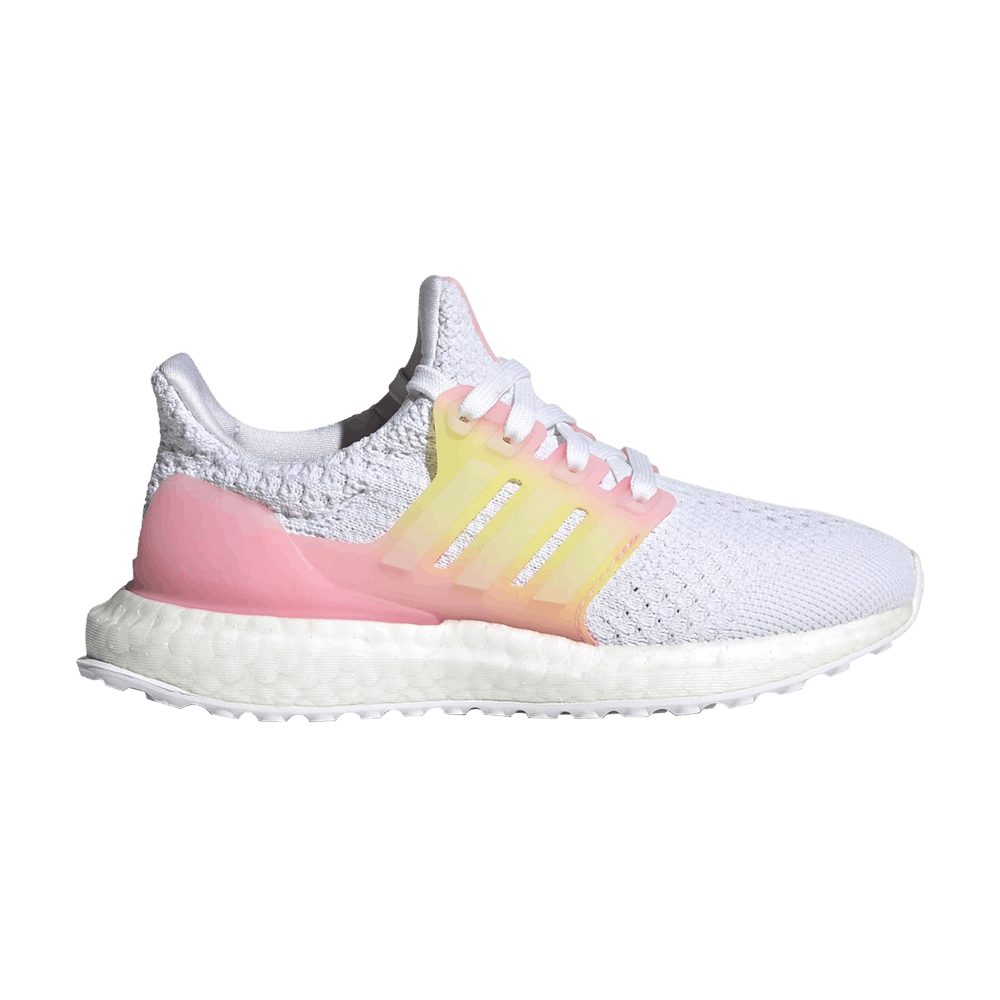 Adidas boost pink and white online