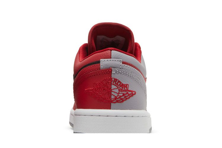 Кроссовки Wmns Air Jordan 1 Low SE 'Split - Gym Red Cement Grey'