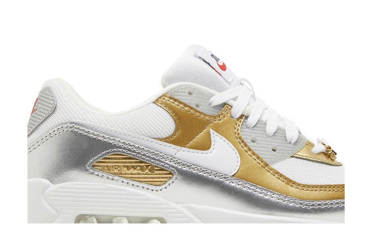 Кроссовки Nike Wmns Air Max 90 SE 'Metallic'