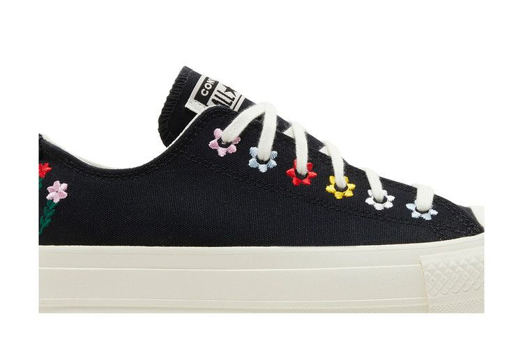 Кроссовки Converse Wmns Chuck Taylor All Star Lift Platform Low 'Floral Embroidery'