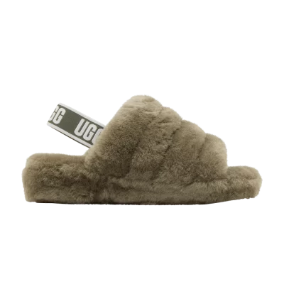 UGG Wmns Fluff Yeah Slide 'Burnt Olive'