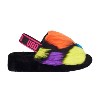 UGG Wmns Fluff Yeah Slide 'Party Spots'