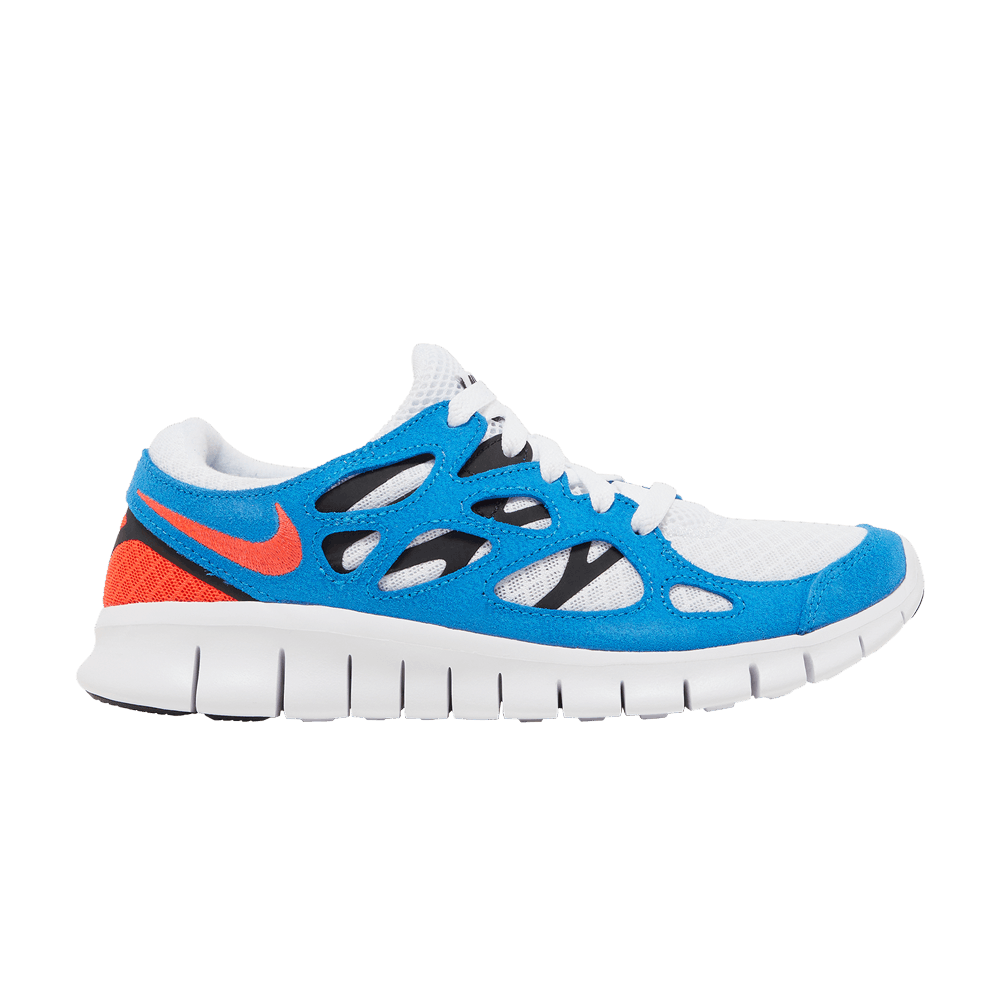 Nike free runners blue best sale