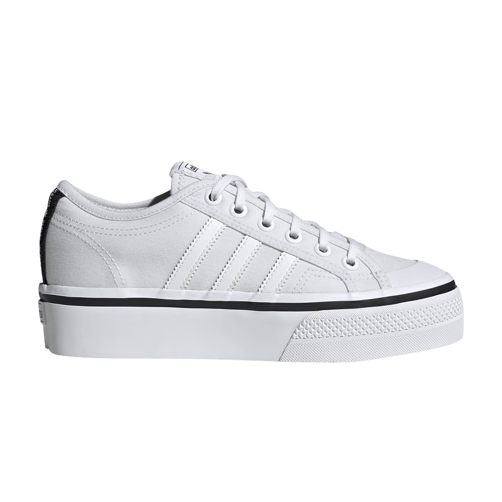 adidas Wmns Nizza Platform White Black GW3870