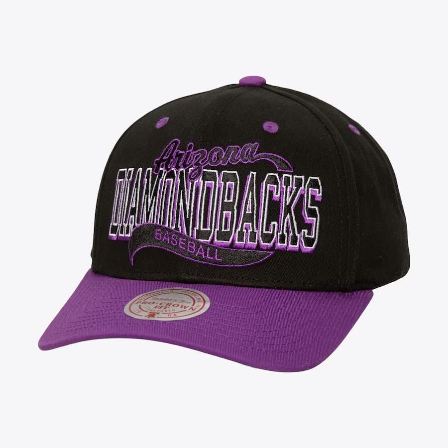 bejsbolka-mitchell-ness-black-arizona-diamondbacks-block-sweep-pro-adjustable-hat