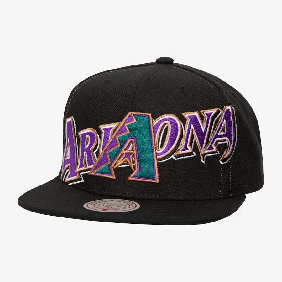 bejsbolka-mitchell-ness-black-arizona-diamondbacks-day-4-snapback-hat