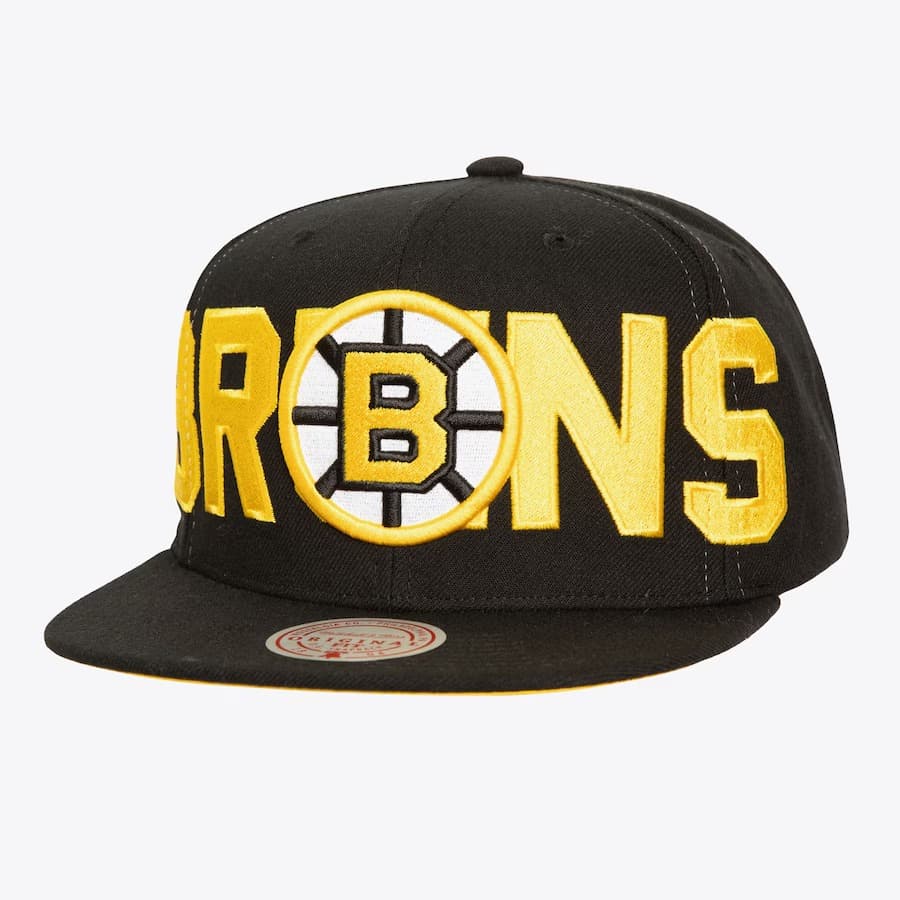 bejsbolka-mitchell-ness-black-boston-bruins-day-4-snapback-hat