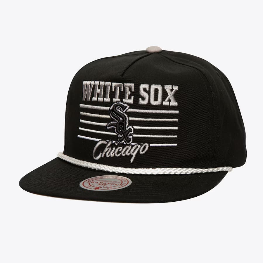 bejsbolka-mitchell-ness-black-chicago-white-sox-radiant-lines-deadstock-snapback-hat