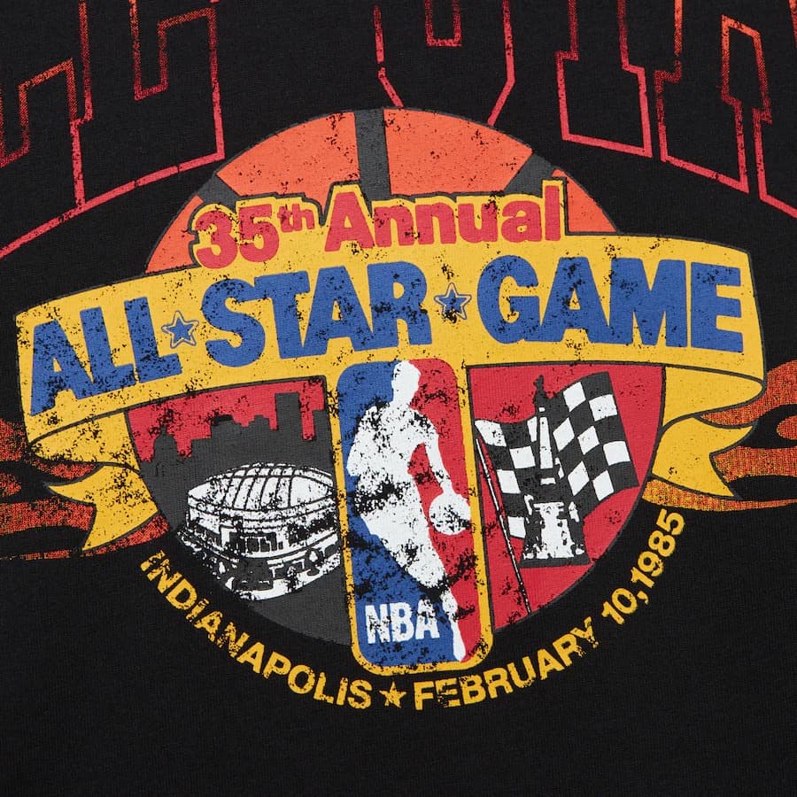 Футболка Mitchell & Ness Black Just Don Hardwood Classics 1985 NBA All-Star Game T-Shirt