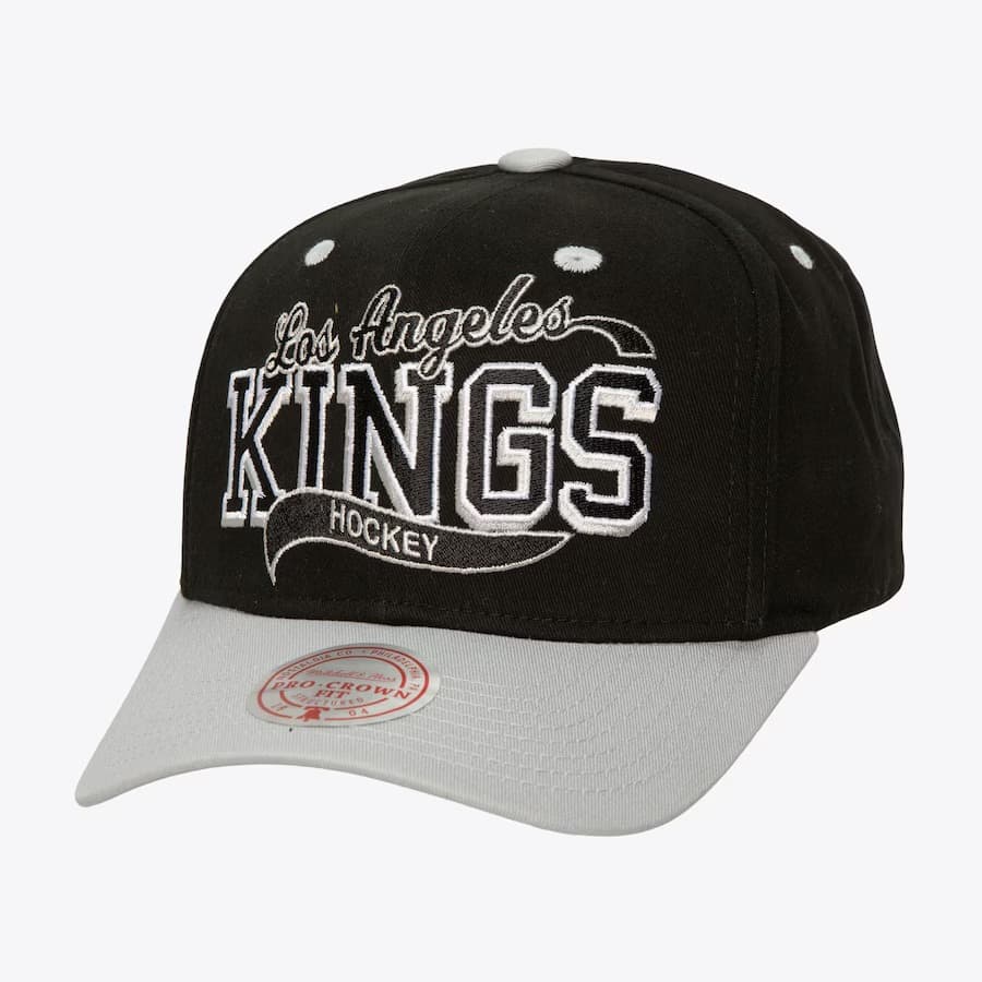 bejsbolka-mitchell-ness-black-los-angeles-kings-block-sweep-pro-vintage-adjustable-hat