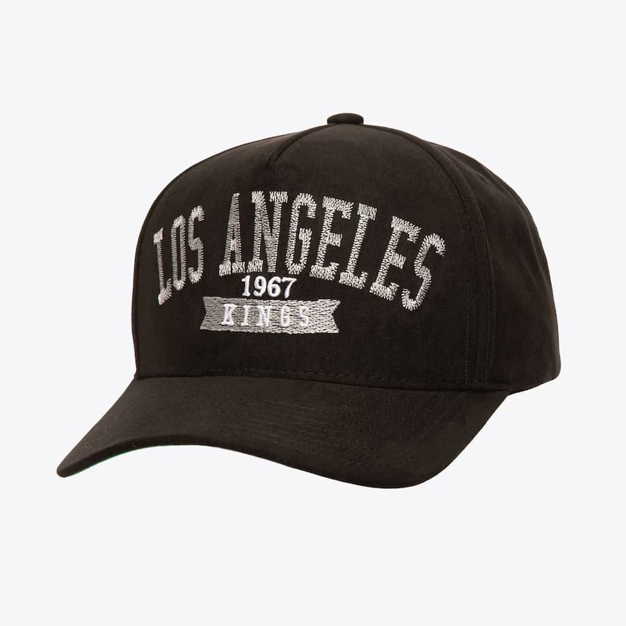 bejsbolka-mitchell-ness-black-los-angeles-kings-suede-pro-adjustable-hat