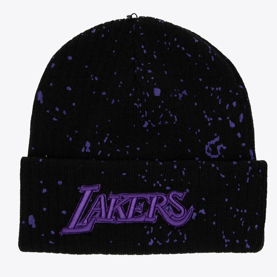 shapka-mitchell-ness-black-los-angeles-lakers-nep-cuffed-knit-hat