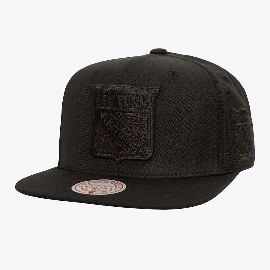 bejsbolka-mitchell-ness-black-new-york-rangers-pearl-snapback-hat