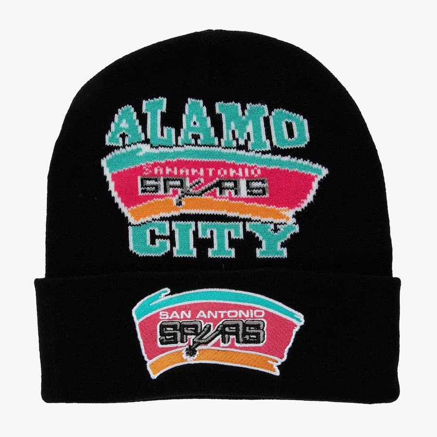 shapka-mitchell-ness-black-san-antonio-spurs-hardwood-classics-team-origins-cuffed-knit-hat