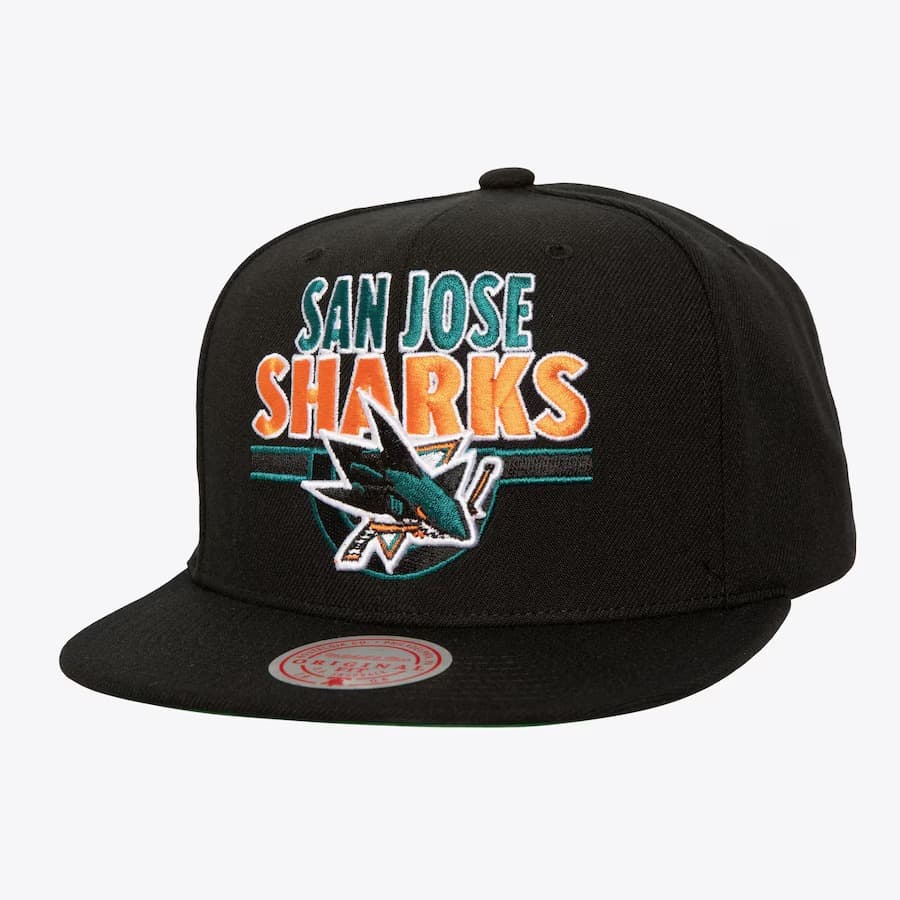 bejsbolka-mitchell-ness-black-san-jose-sharks-retro-snapback-hat