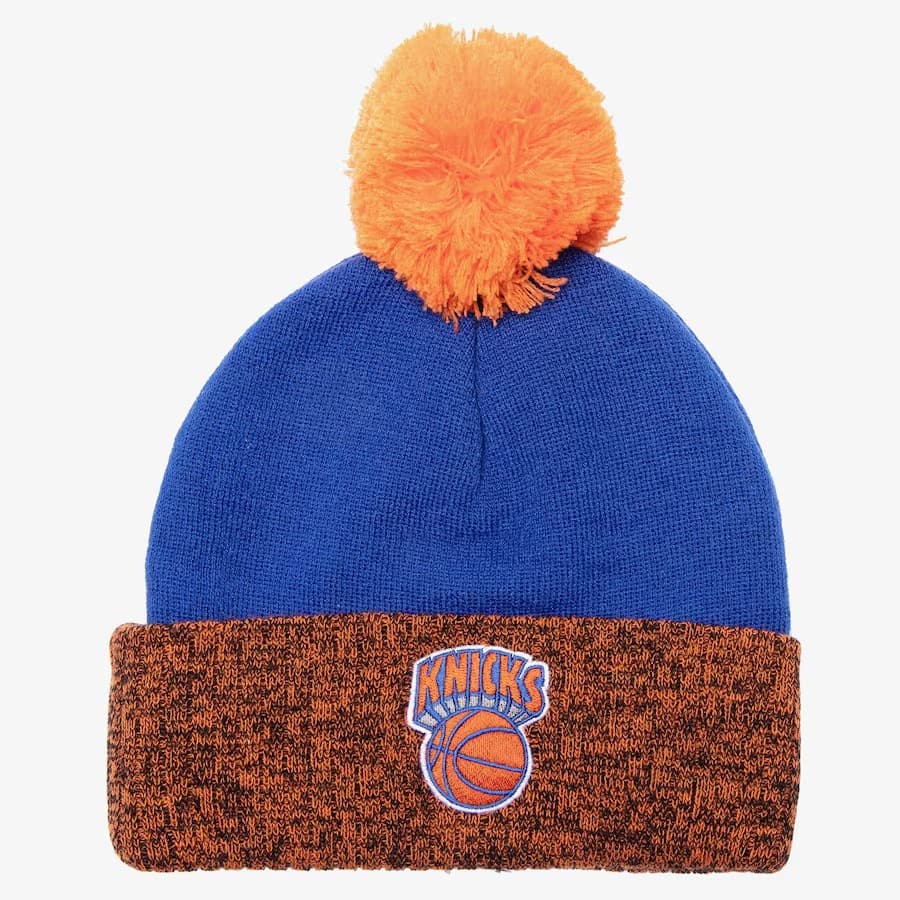 shapka-mitchell-ness-blue-orange-new-york-knicks-hardwood-classics-two-tone-cuffed-knit-hat-with-pom