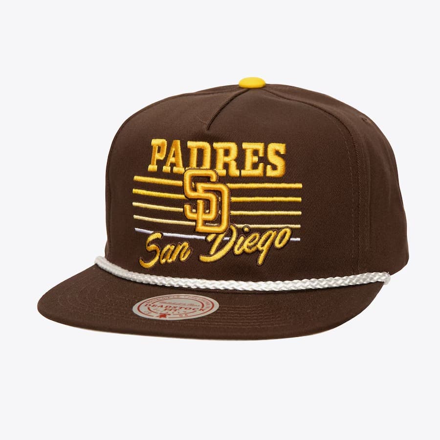 bejsbolka-mitchell-ness-brown-san-diego-padres-radiant-lines-deadstock-snapback-hat