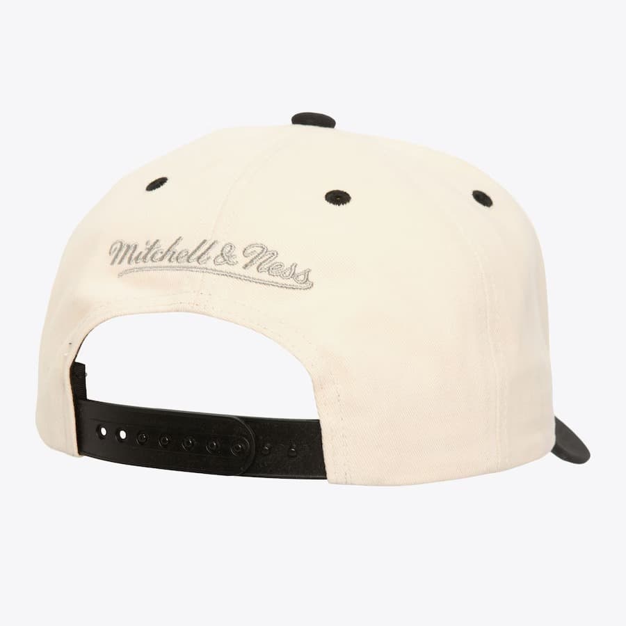 Бейсболка Mitchell & Ness Cream Los Angeles Kings Vintage Hockey Horizon Pro Crown Snapback Hat