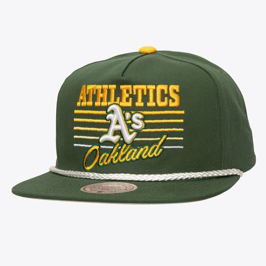 bejsbolka-mitchell-ness-green-athletics-radiant-lines-deadstock-snapback-hat