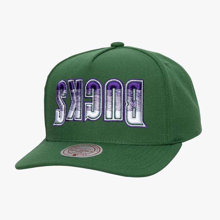 bejsbolka-mitchell-ness-green-milwaukee-bucks-hardwood-classics-upside-pro-snapback-hat