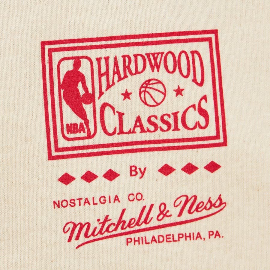 Футболка Mitchell & Ness Natural Atlanta Hawks Hardwood Classics Crown Jewels T-Shirt