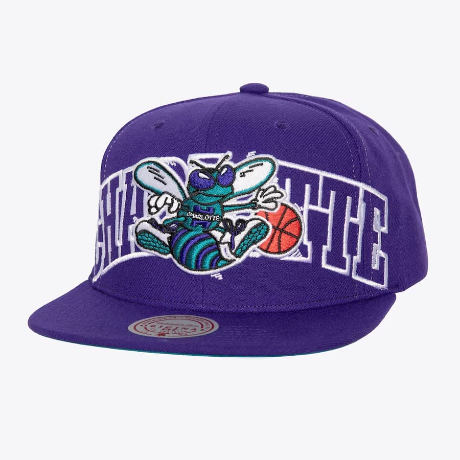 bejsbolka-mitchell-ness-purple-charlotte-hornets-day-4-snapback-hat