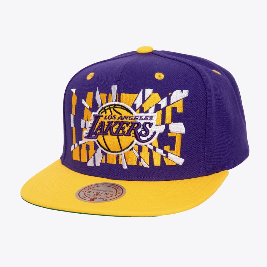 bejsbolka-mitchell-ness-purple-los-angeles-lakers-shattered-og-snapback-hat