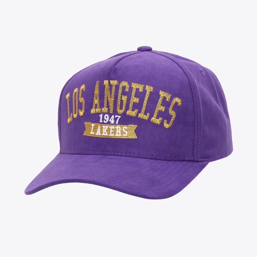 bejsbolka-mitchell-ness-purple-los-angeles-lakers-suede-pro-adjustable-hat