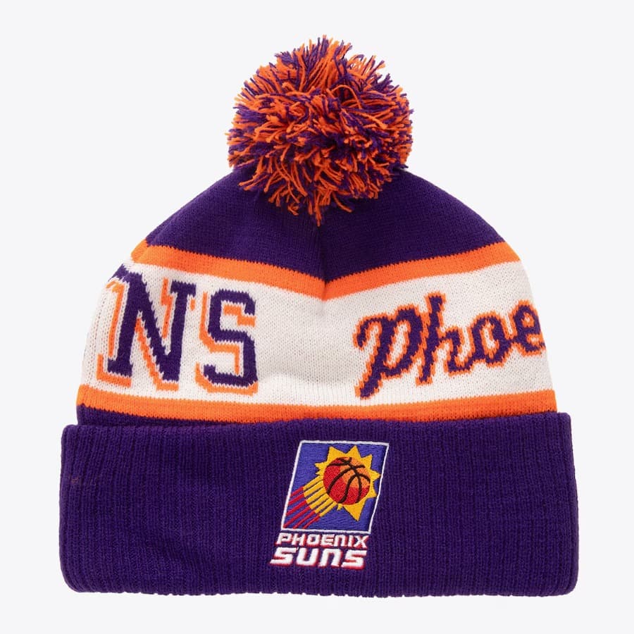 shapka-mitchell-ness-purple-phoenix-suns-hardwood-classics-block-sweep-cuffed-knit-hat-with-pom