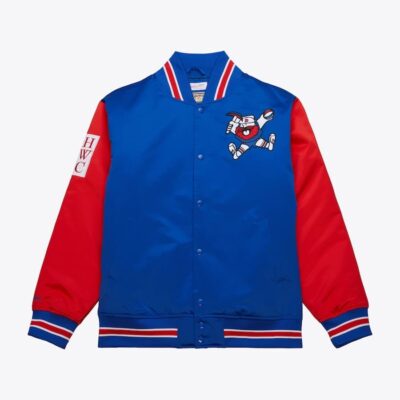 Mitchell & Ness Royal Denver Nuggets Primetime Vintage Satin Full-Snap Jacket