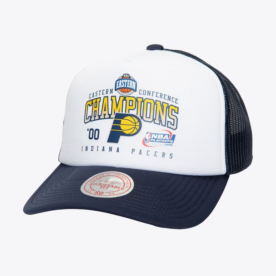 bejsbolka-mitchell-ness-white-indiana-pacers-champions-trucker-snapback-hat