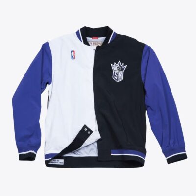 Mitchell & Ness White Sacramento Kings 1995-96 Authentic Full-Snap Warm-Up Jacket